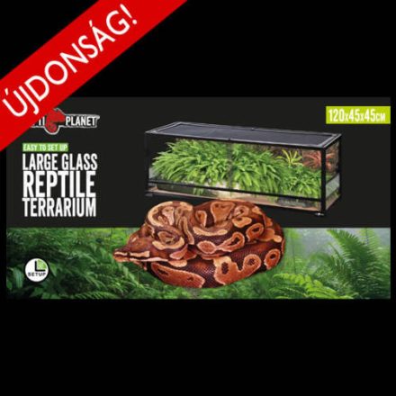 Repti Planet Large Glass Reptile Habitat - üveg terrárium  (120x45x45cm)