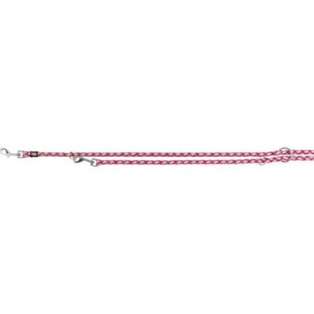 Trixie Cavo Reflect Adjustable Leash - fényvisszaverő,fonott póráz - fukszia - (S-M) Ø12mm/2m