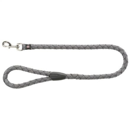 Trixie Cavo Leash - fonott póráz - grafitszürke - (S-M) Ø12mm/1m