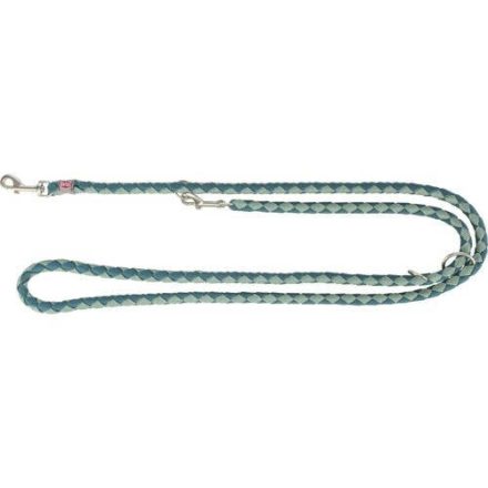 Trixie Cavo Leash - kiképzőpóráz fonott kötélből (benzin/zsálya) S-M (2m/Ø12mm)