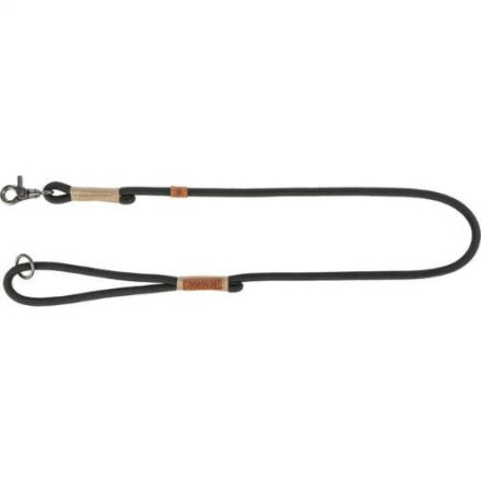 Trixie Be Nordic Leash - póráz fonott kötélből (fekete/homok) S-M (1m/Ø8mm)