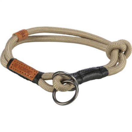 Trixie BE NORDIC semi-choke Collar - félfolytó nyakörv (homok,fekete) kutyák részére (S-M) 40cm/Ø8mm