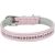 Trixie Collar with Rhinestones - nyakörv strasszokkal (pink) kutyák részére (XS-S) 20-24cm/12mm