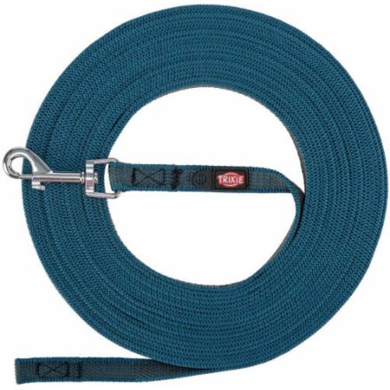 Trixie Tracking Leash, rubberized - nyomkövető póráz, gumírozott, S-M: 5m/15mm, benzin