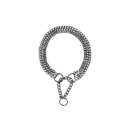 Trixie Stop-the-pull Chain - félfojtó lánc (háromsoros) 45cm/3mm