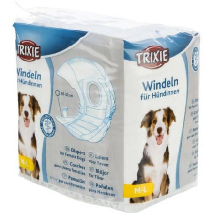 Trixie Diapers for Female Dogs - pelenka nőstény kutyák részére (M-L/12db)