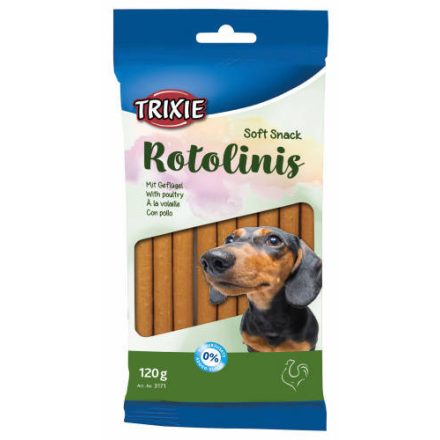 Trixie Soft Snack Rotolinis - jutalomfalat (szárnyas) kutyák részére (12cm/120g)