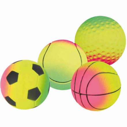 Trixie Toy Neon Ball - habszivacs játék (neon sport labda) kutyák részére (Ø7cm)