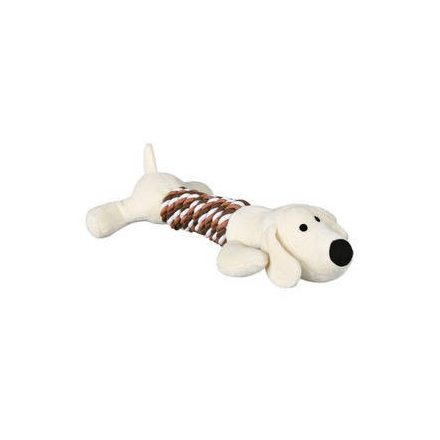 Trixie Animals with Rope Toy - plüss-kötél játék (kutya) kutyák részére (32cm)