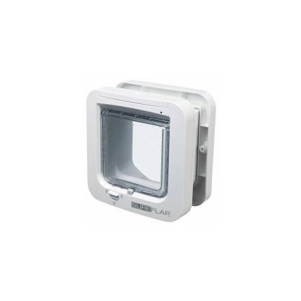 Trixie SureFlap 4-Way Cat Flap - kutya és macskaajtó mikrochip azonosítással (fehér) 21x21cm