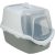 Trixie Vico Open Top Litter Tray, with Hood - fedeles macska wc (vil.szürke/fehér) macskák részére (40x40x56cm)