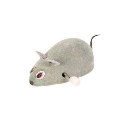 Trixie Wind Up Mouse - játék (szürke, felhúzható egér) macskák részére (7cm)