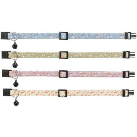 Trixie Cat Collar, Elastic - nyakörv (többféle színben, gomba mintával) macskák részére