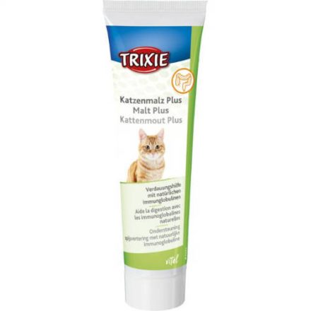 Trixie Cat Malt Plus - kiegészítő táplálék (szőroldó paszta, immunglobinnal) macskák részére (100g)