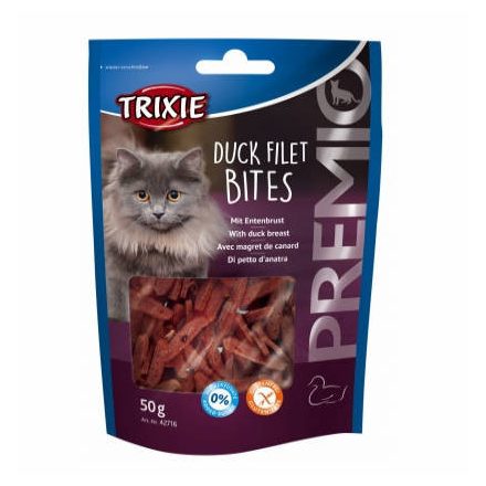 Trixie Premio Duck Filet Bites - jutalomfalat (kacsa) macskák részére (50g)