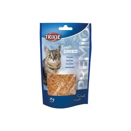 Trixie PREMIO Freeze Dried Shrimps - jutalomfalat (garnélarák) macskák részére (25g)