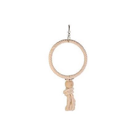 Trixie Rope Ring - játék (kötél karika) díszmadarak részére (Ø24cm)