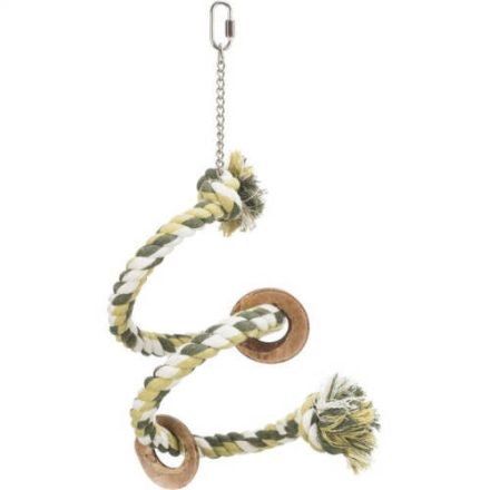 Trixie Spiral Rope Perch - játék (kötél spirál) díszmadarak részére (50cm/ø21mm)