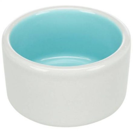 Trixie Ceramic Bowl - kerámia tál (fehér,kék) rágcsálók részére (100ml /Ø7cm)