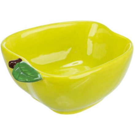 Trixie Bowl apple - tál (kerámia, alma formájú) rágcsálók részére (180ml, 12x11cm)