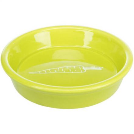 Trixie Ceramic Bowl - kerámia tál (fehér,csíkos) rágcsálók részére (0,2l /Ø14cm)