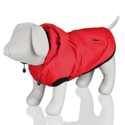 Trixie Palermo Dog Winter Coat - téli kabát (piros,fekete) kutyák részére (M) 50cm