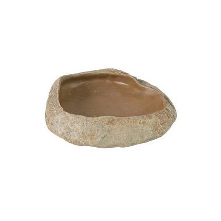 Trixie Reptile Bowl Steppe Rock Mini - Terráriumi itató és/vagy víz-gél tartó tál (6x4,5x1,5cm)