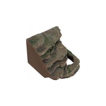 Trixie Corner Rock with Cave and Platform - bújó (poliészter) terráriumba (14x11x14cm)