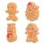 Trixie Xmas Gingerbreads Figures - latex játék (mézeskalács) kutyák részére (11cm)