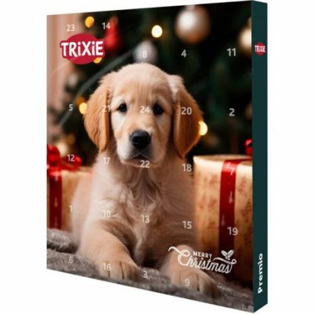 Trixie Xmas PREMIO Advent Calendar for Dogs - jutalomfalat (több féle) kutyák részére (24x8g)