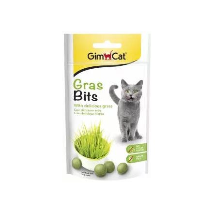 GimCat Grass Bits - jutalomfalat (zöldfű) felnőtt macskák részére (50g)