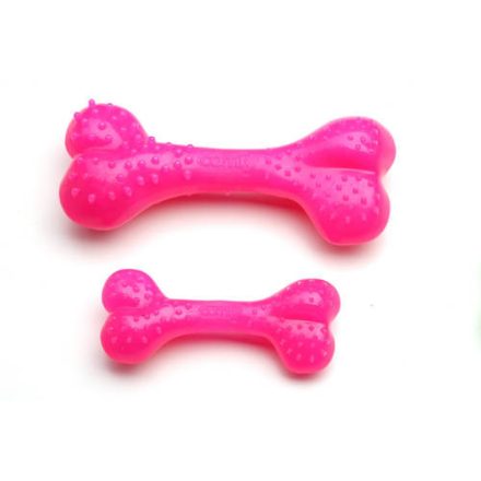 Comfy Pink Dental Bone - fogtisztítós játék (csont) kutyák részére (8,5x4x2cm)