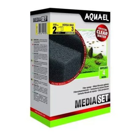 AquaEl Media Set Versa Max 3 Standard - cserélhető szivacsbetét (2db)