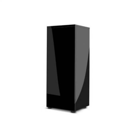 AquaEl Cabinet Glossy Cube Black - szekrény (fényes,fekete) 50x50 (mélység ajtóval) x90