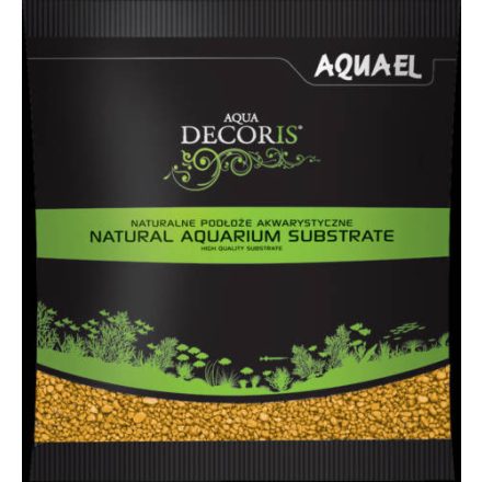 AquaEl Decoris Yellow - Akvárium dekorkavics (sárga) 2-3mm (1kg)