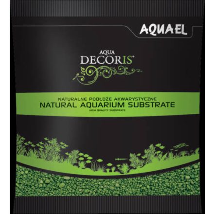 AquaEl Decoris Green - Akvárium dekorkavics (zöld) 2-3mm (1kg)