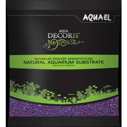 AquaEl Decoris Purple - Akvárium dekorkavics (lila) 2-3mm (1kg)