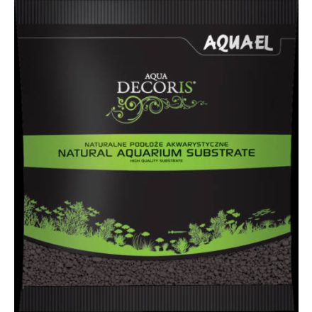 AquaEl Decoris Black - Akvárium dekorkavics (fekete) 2-3mm (1kg)