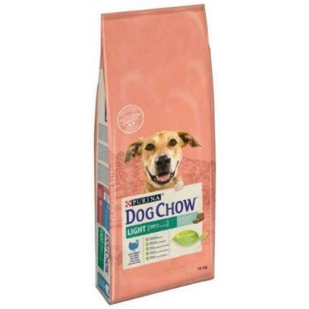 Purina Dog Chow Adult Light - Szárazeledel (pulyka) felnőtt kutyák részére (14kg)