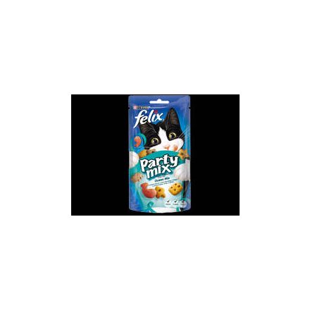 Felix Party Mix Ocean Mix (lazac,pisztráng) jutalomfalat - macskák részére (60g)