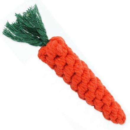 ReptiPlnet Carrot cotton rope toy - játék (rágókötél, répa forma) kutyák részére (20cm)