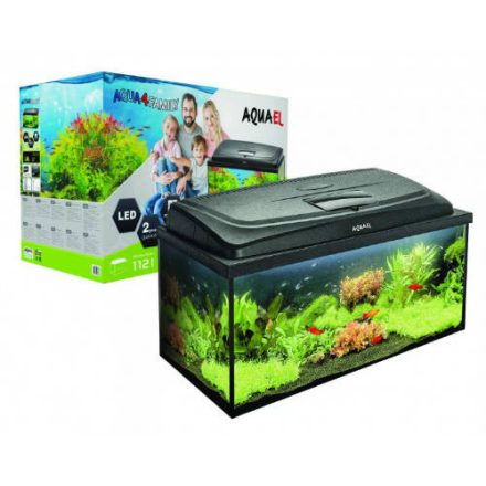 AquaEl Leddy AQUA4 Family Rec - akvárium szett (fekete) 112liter (80x35x40cm)