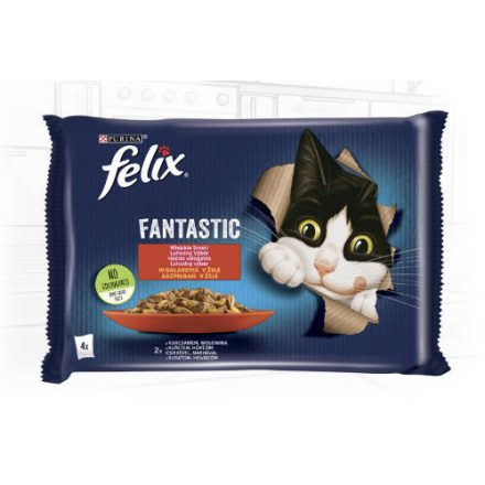 Felix Fantastic (marha,csirke) aszpikban (4x85g)