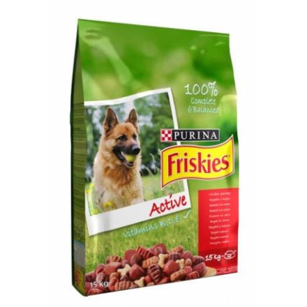 Friskies Adult - Active (Marha) - Szárazeledel (15kg)