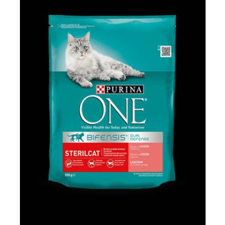 Purina ONE Sterilcat Bifensis (lazac,búza) száraztáp ivartalaníított felnőtt macskák részére (800g)