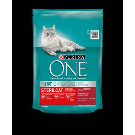 Purina ONE Sterilcat Bifensis (marha,búza) száraztáp ivartalaníított felnőtt macskák részére (800g)