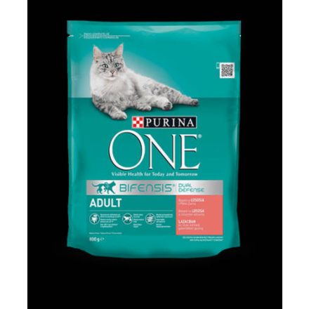 Purina ONE Adult Bifensis (lazac,gabona) száraztáp felnőtt macskák részére (800g)