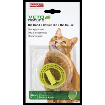 Beaphar Veto Nature Bio Collar - Illóolajos nyakörv macskák részére (35cm)