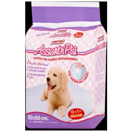 AssorbiPiu Hygiene Pad Nappy - Helyhez szoktató - kutyapelenka 60x60cm (11db)