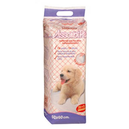 AssorbiPiu Hygiene Pad Nappy - Helyhez szoktató - kutyapelenka 60x60cm (40db)